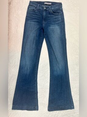 Joe’s Jeans High Rise Sarah Flare Jeans Women’s Size 25 Medium Wash Stretch